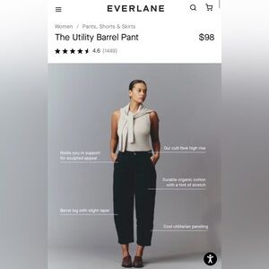EVERLANE The Utility Barrel Pant